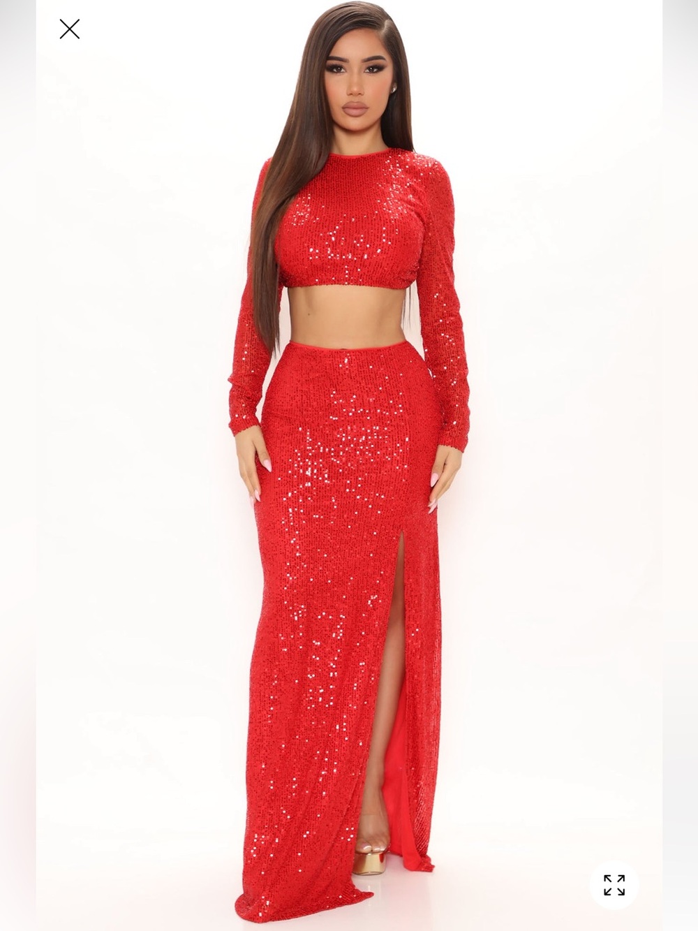 Red Fashion Nova Matching Set